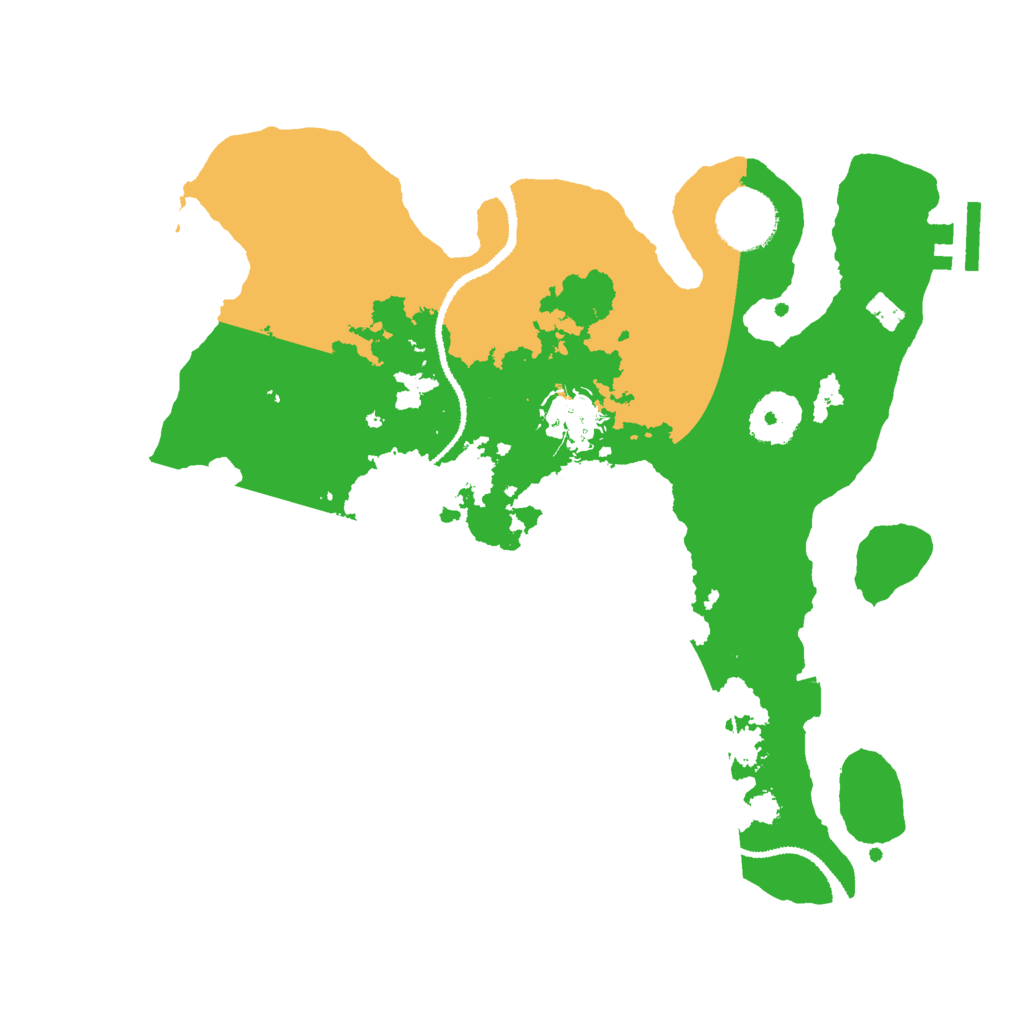 Biome Rust Map: Procedural Map, Size: 3000, Seed: 8097
