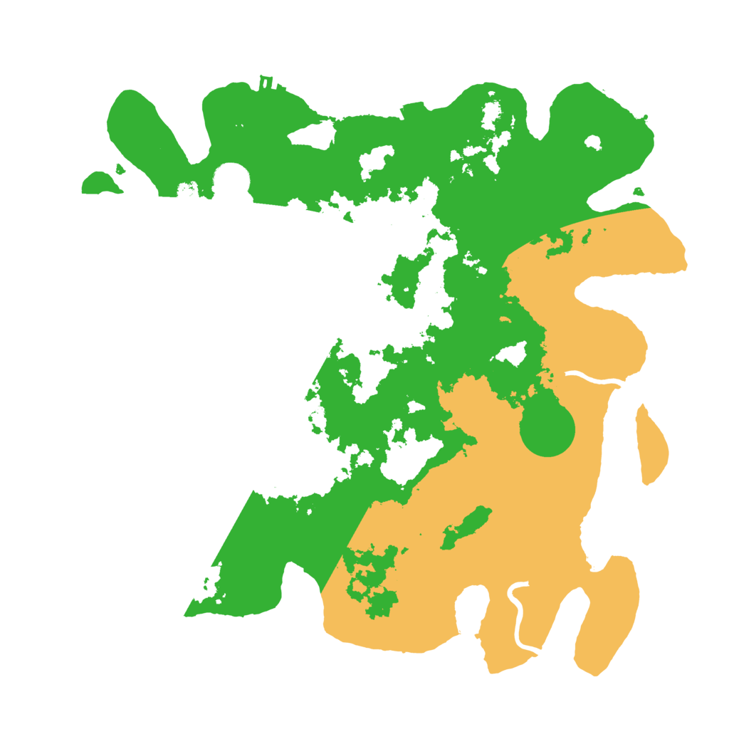 Biome Rust Map: Procedural Map, Size: 3500, Seed: 1753885232