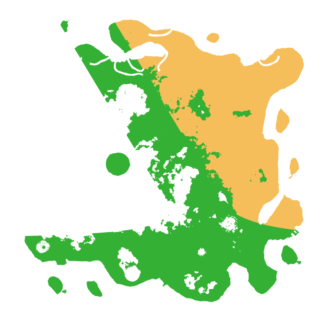 Biome Rust Map: Procedural Map, Size: 3800, Seed: 119072055