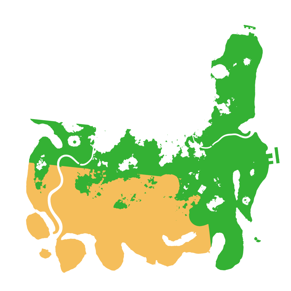 Biome Rust Map: Procedural Map, Size: 3650, Seed: 58084356