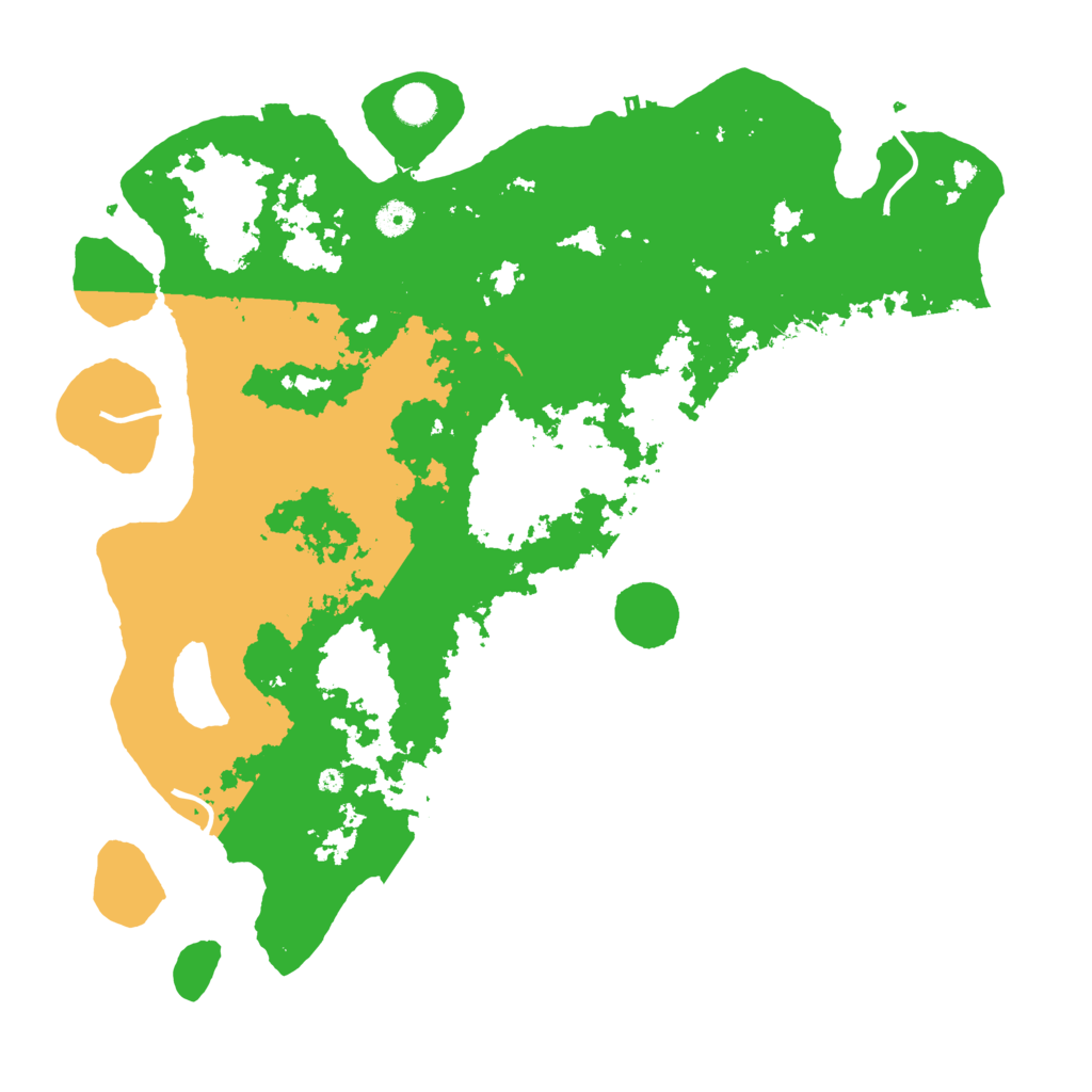 Biome Rust Map: Procedural Map, Size: 4500, Seed: 43931