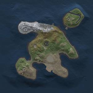 Thumbnail Rust Map: Procedural Map, Size: 1800, Seed: 624613215, 4 Monuments
