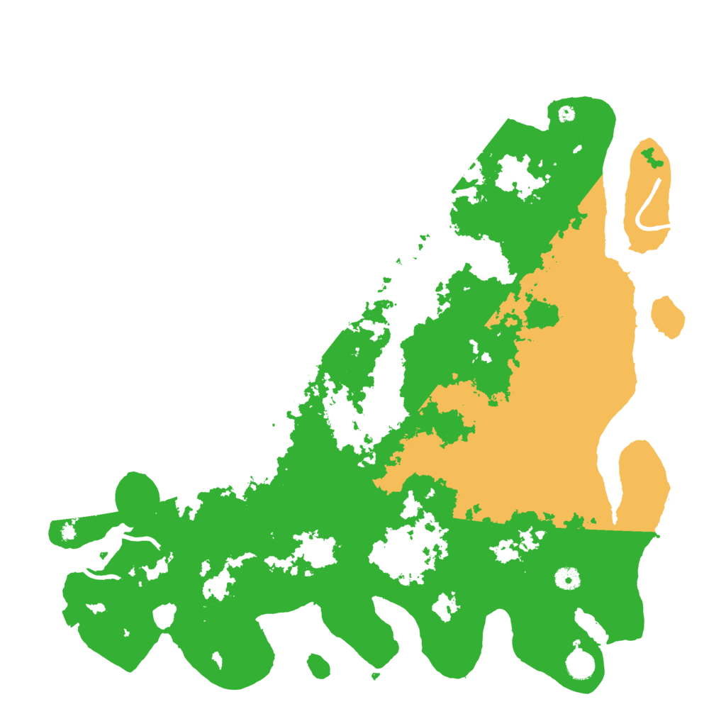 Biome Rust Map: Procedural Map, Size: 4500, Seed: 286107748