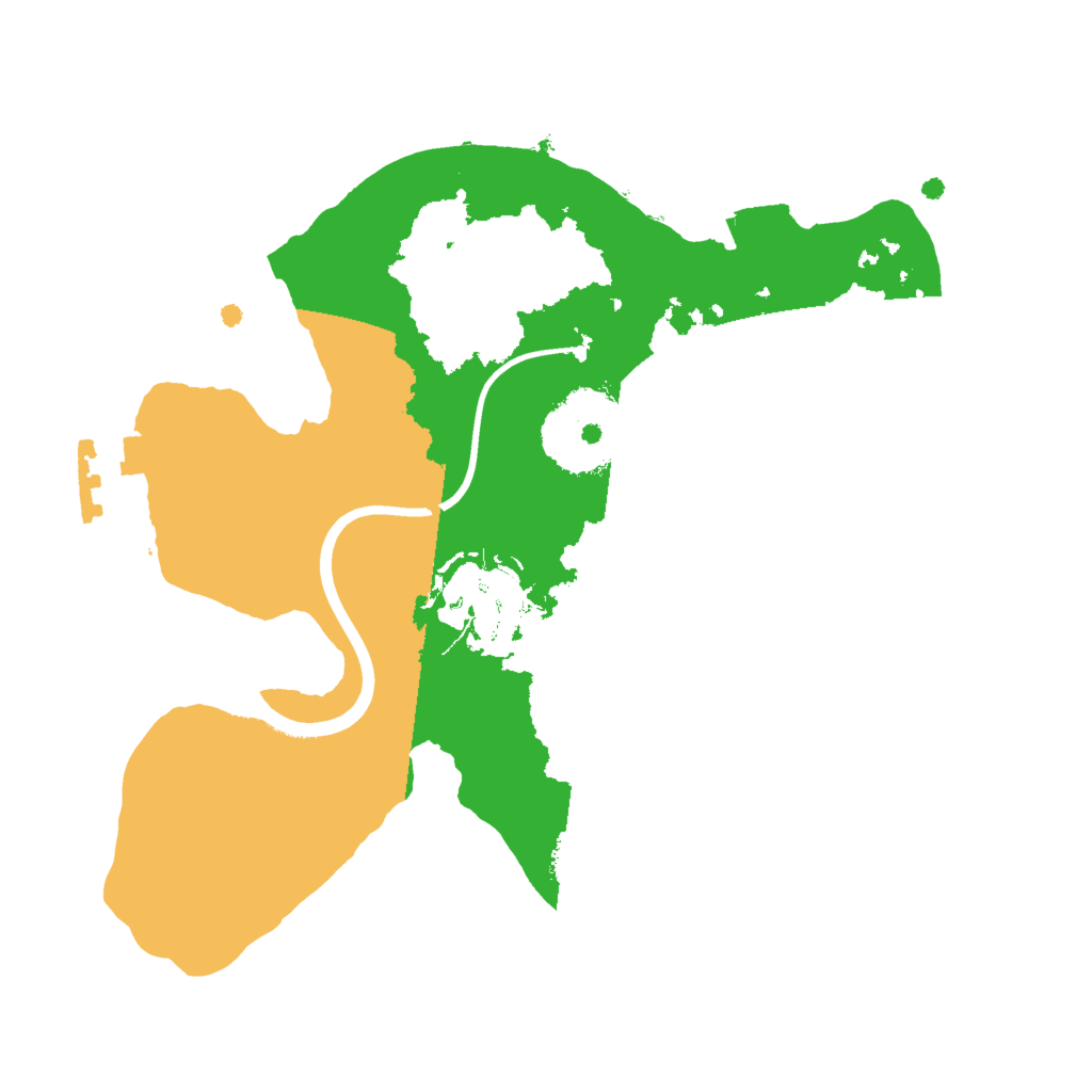 Biome Rust Map: Procedural Map, Size: 2000, Seed: 1194402894