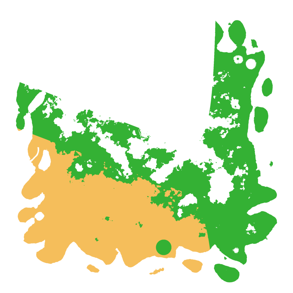 Biome Rust Map: Procedural Map, Size: 5000, Seed: 374074276