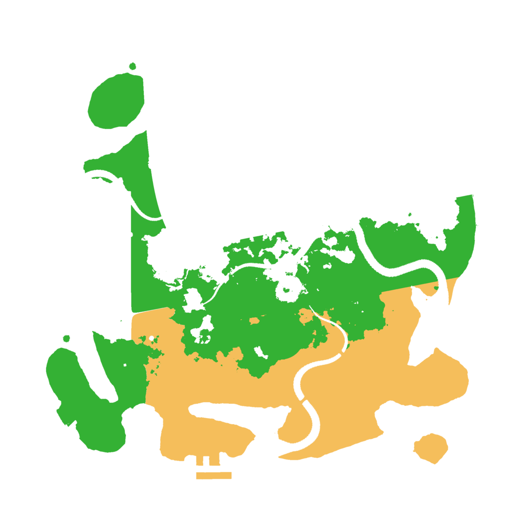 Biome Rust Map: Procedural Map, Size: 3000, Seed: 9768504
