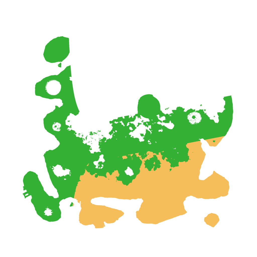 Biome Rust Map: Procedural Map, Size: 3000, Seed: 9768504