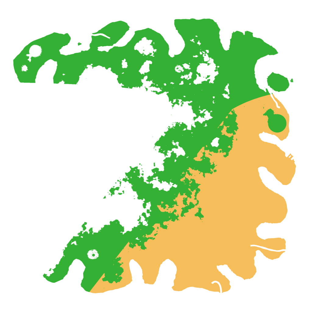 Biome Rust Map: Procedural Map, Size: 4500, Seed: 570574821