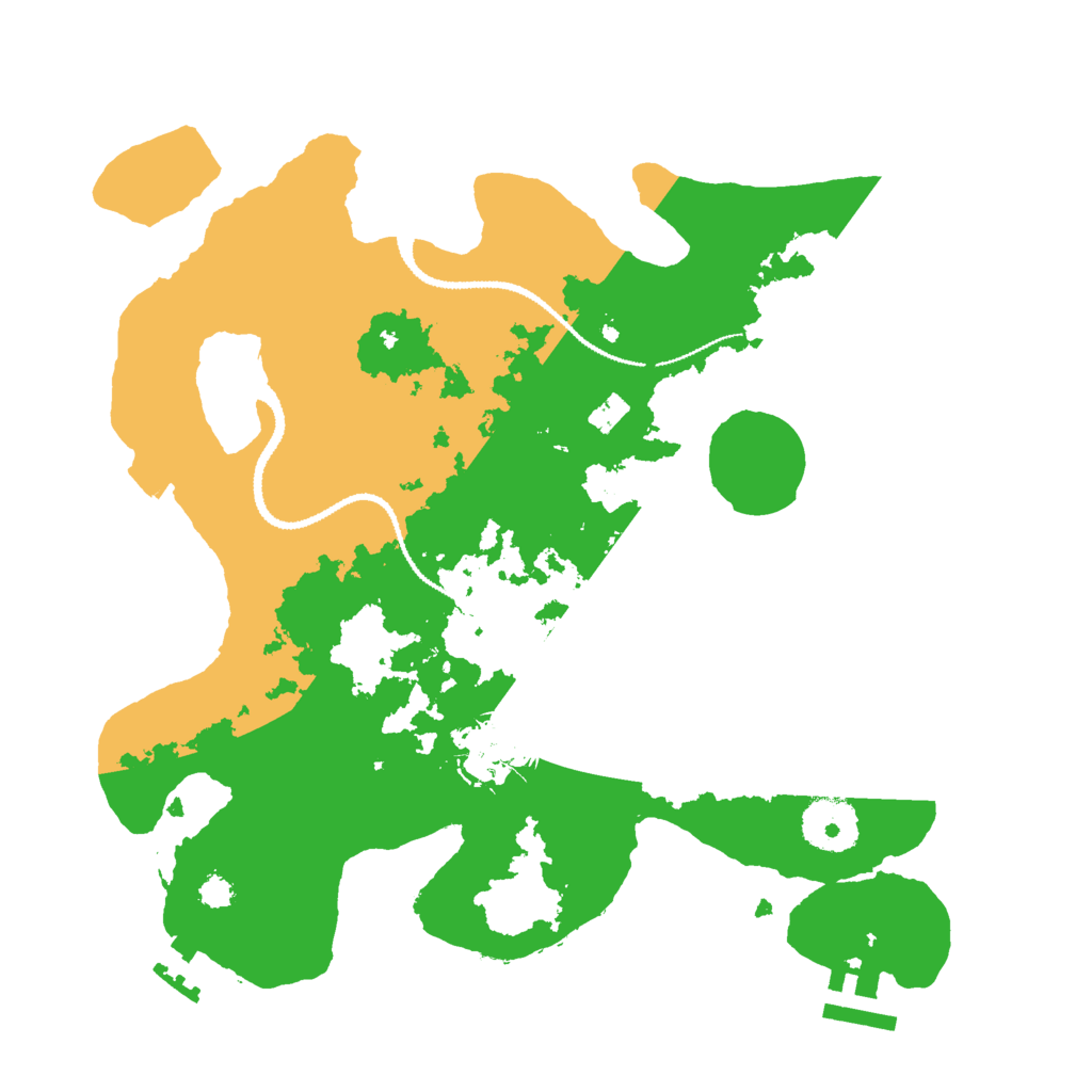 Biome Rust Map: Procedural Map, Size: 3000, Seed: 240141504