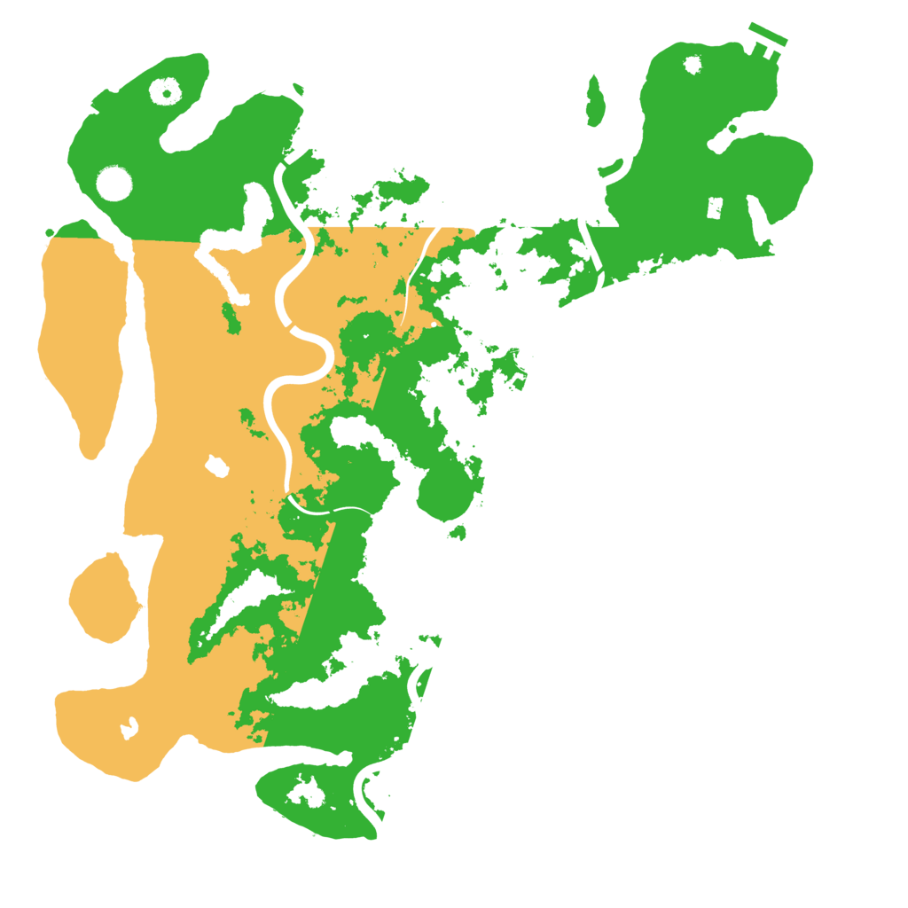 Biome Rust Map: Procedural Map, Size: 4500, Seed: 349777
