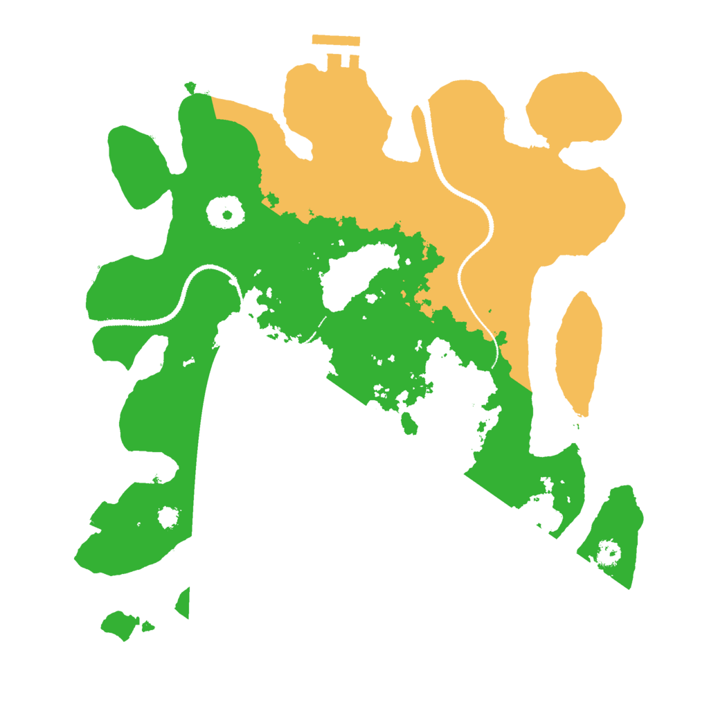 Biome Rust Map: Procedural Map, Size: 3000, Seed: 348759384