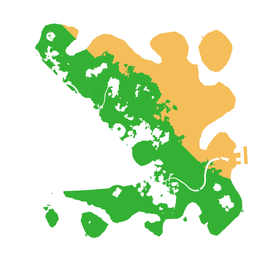Biome Rust Map: Procedural Map, Size: 3000, Seed: 7202
