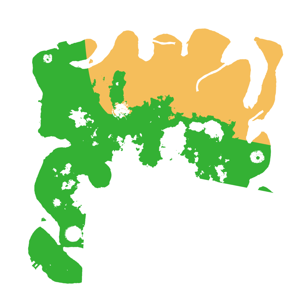 Biome Rust Map: Procedural Map, Size: 3500, Seed: 408429539