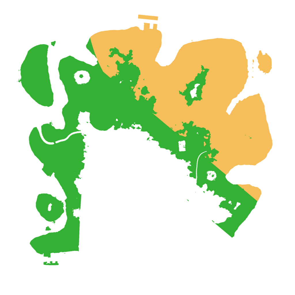 Biome Rust Map: Procedural Map, Size: 3000, Seed: 449787086