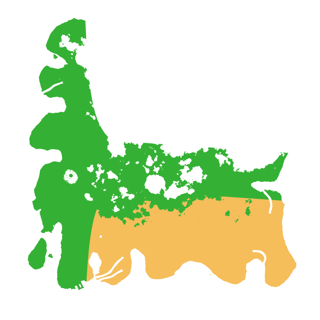 Biome Rust Map: Procedural Map, Size: 3500, Seed: 116312573