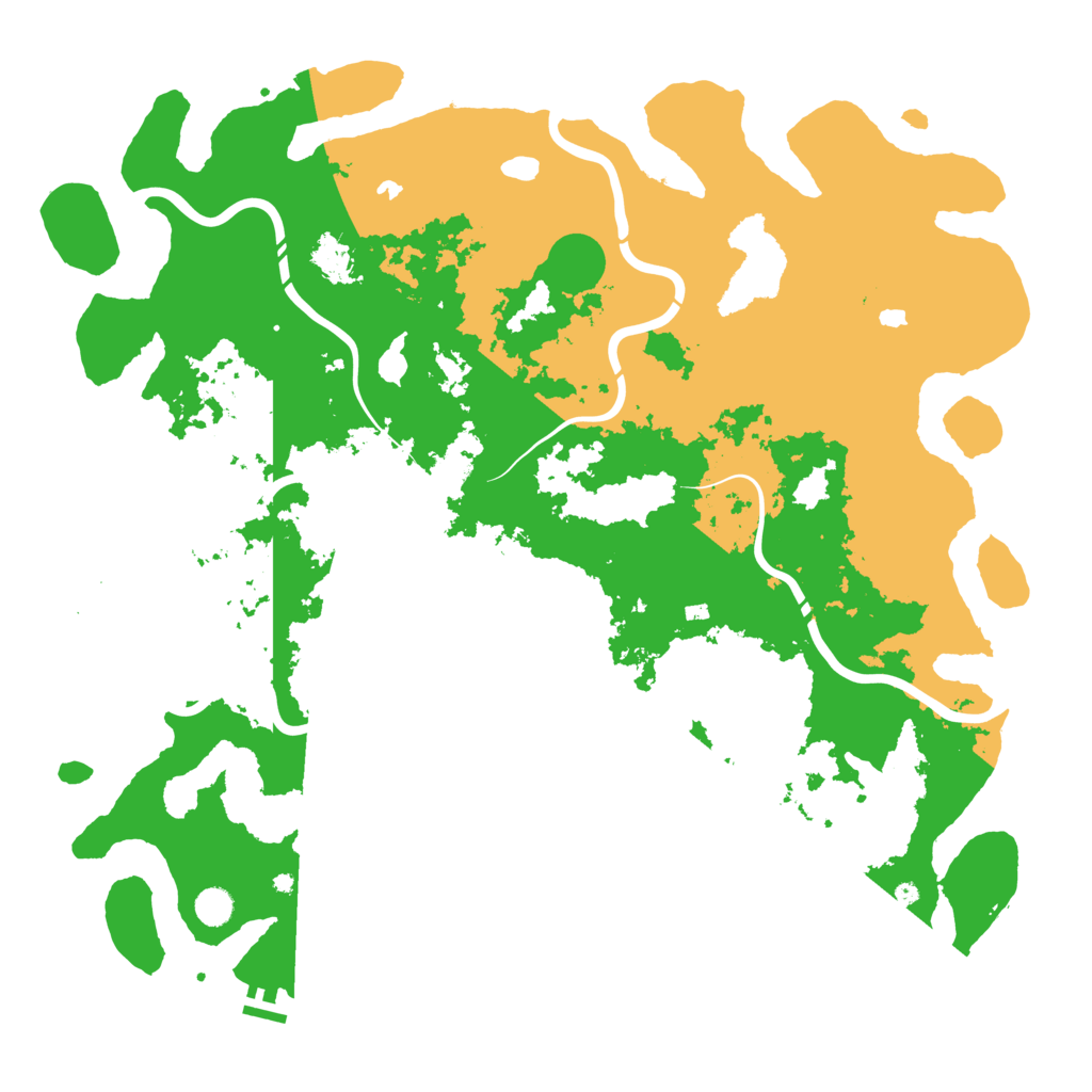 Biome Rust Map: Procedural Map, Size: 5000, Seed: 1662299429