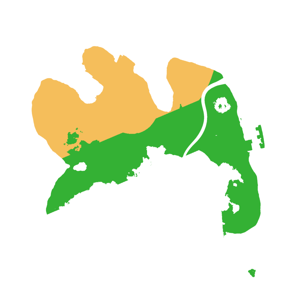 Biome Rust Map: Procedural Map, Size: 2000, Seed: 467370