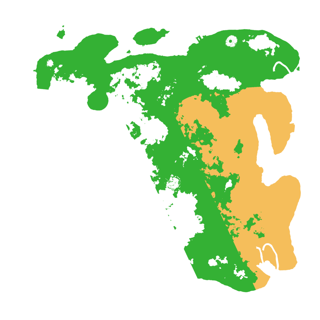 Biome Rust Map: Procedural Map, Size: 4200, Seed: 70815