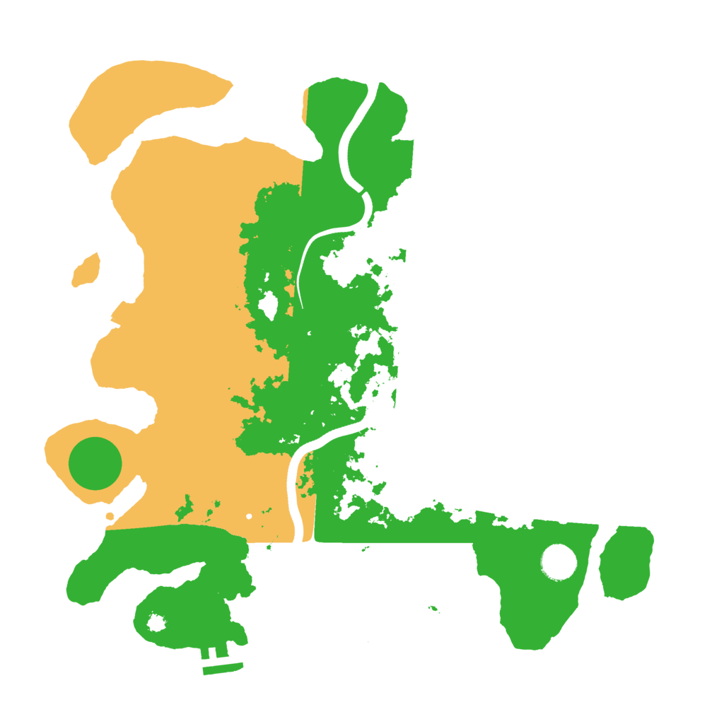 Biome Rust Map: Procedural Map, Size: 3600, Seed: 959923056