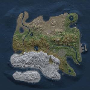 Thumbnail Rust Map: Procedural Map, Size: 2800, Seed: 1711706854, 6 Monuments