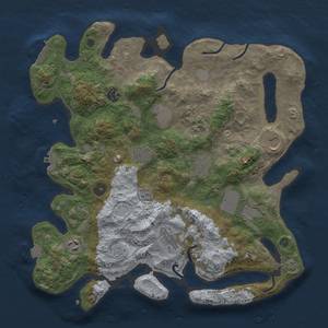 Thumbnail Rust Map: Procedural Map, Size: 3750, Seed: 538777385, 17 Monuments