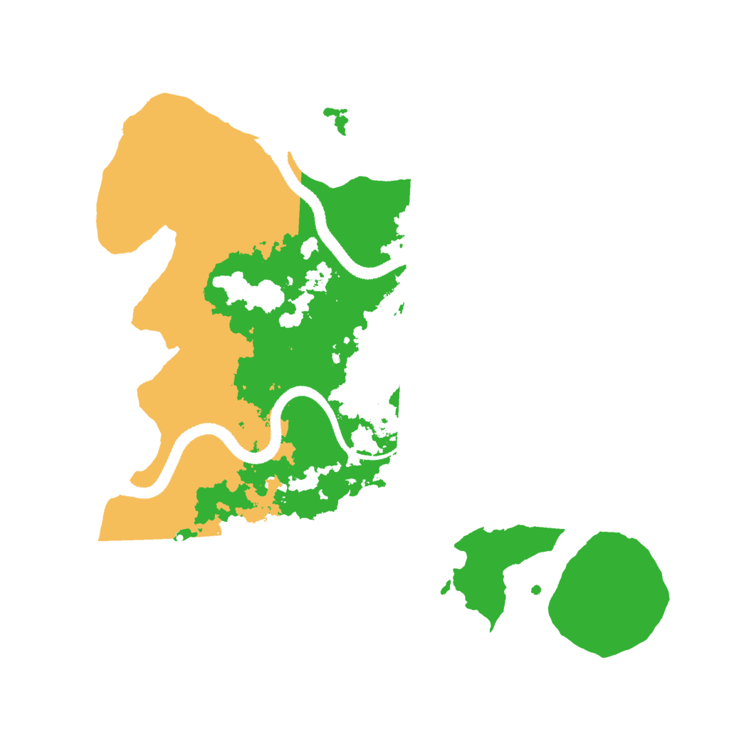 Biome Rust Map: Procedural Map, Size: 3000, Seed: 183197615