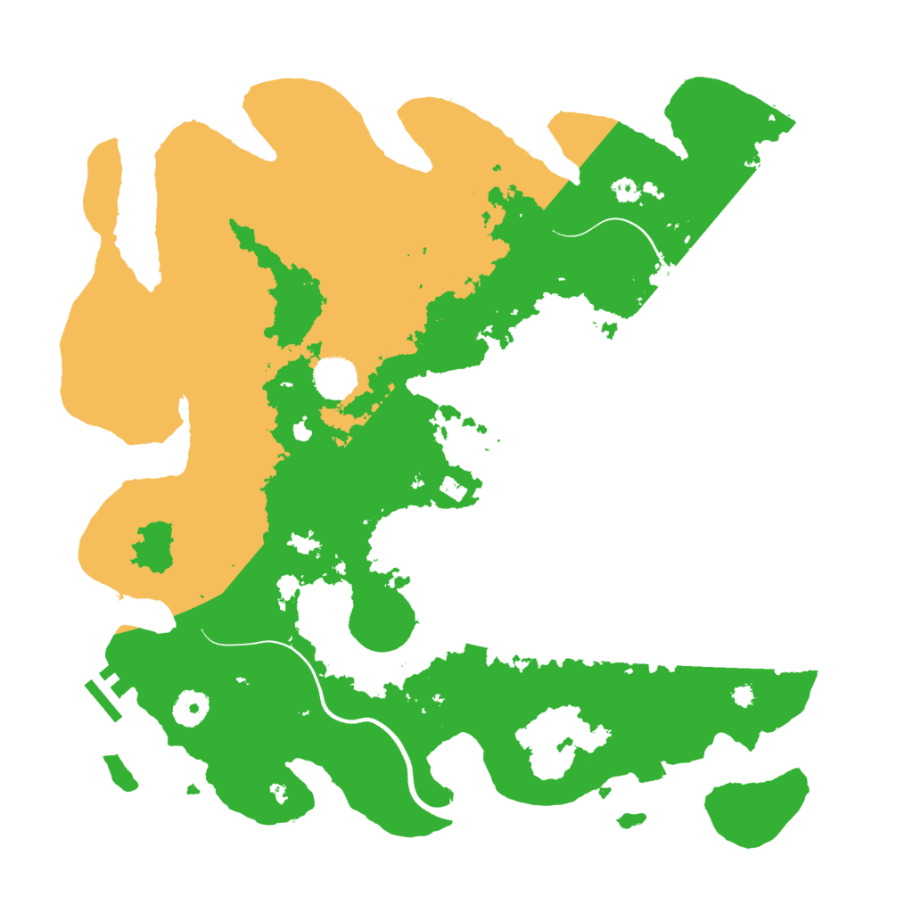 Biome Rust Map: Procedural Map, Size: 3800, Seed: 648264