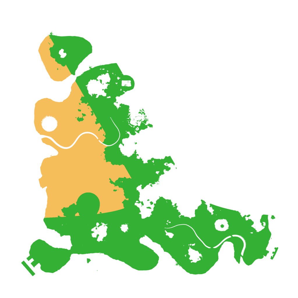 Biome Rust Map: Procedural Map, Size: 3400, Seed: 5341