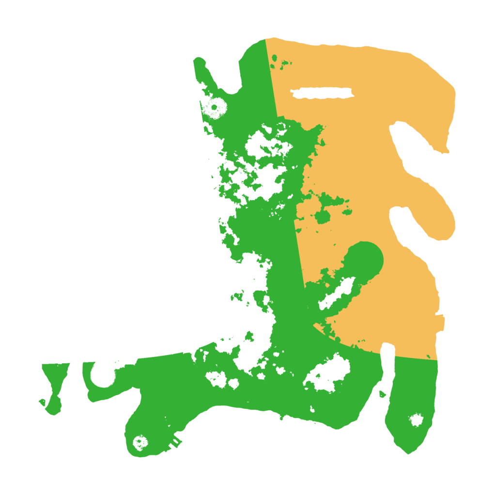 Biome Rust Map: Procedural Map, Size: 3500, Seed: 637890924