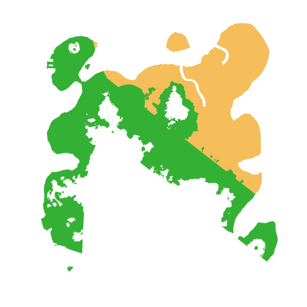 Biome Rust Map: Procedural Map, Size: 2780, Seed: 73