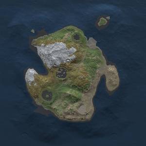 Thumbnail Rust Map: Procedural Map, Size: 2000, Seed: 898121286, 4 Monuments