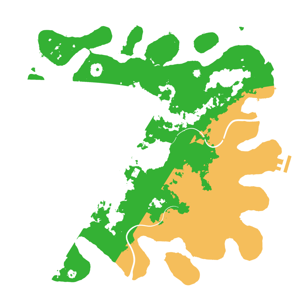 Biome Rust Map: Procedural Map, Size: 3500, Seed: 1056422032