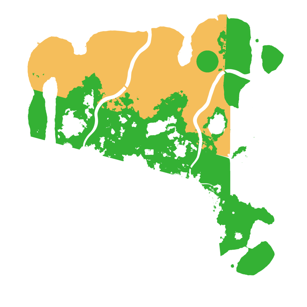 Biome Rust Map: Procedural Map, Size: 3700, Seed: 449953144