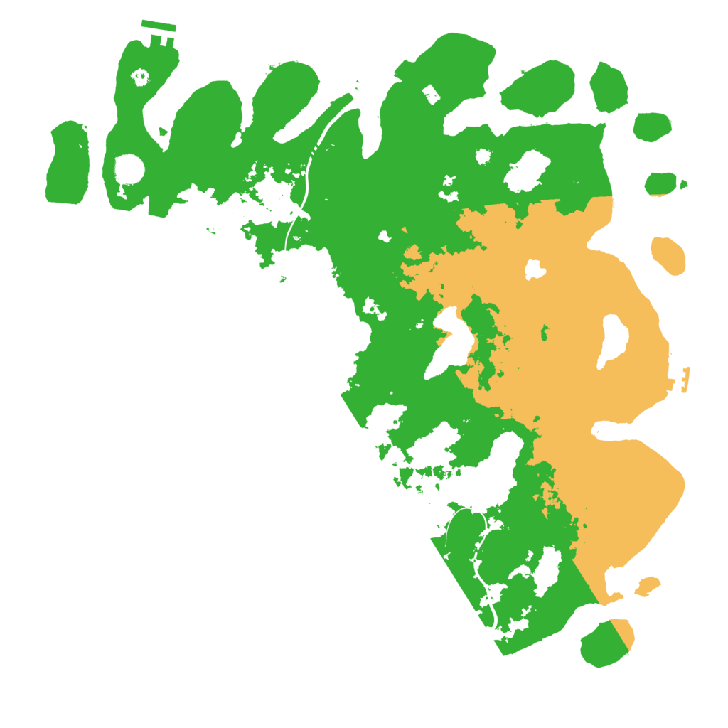 Biome Rust Map: Procedural Map, Size: 4250, Seed: 1820098175
