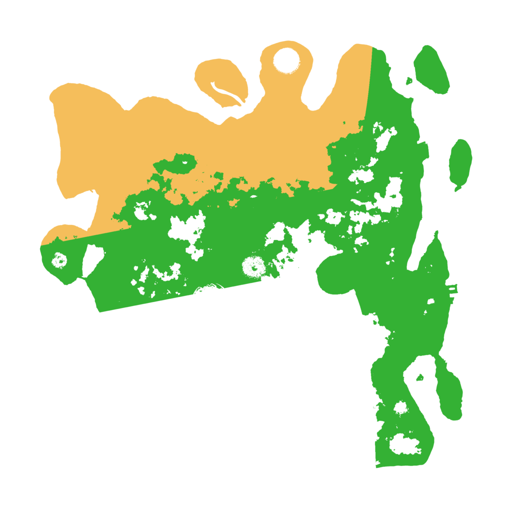 Biome Rust Map: Procedural Map, Size: 3500, Seed: 5413553