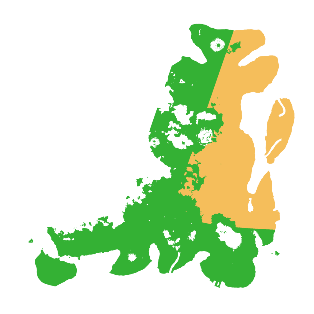 Biome Rust Map: Procedural Map, Size: 3500, Seed: 2052298874