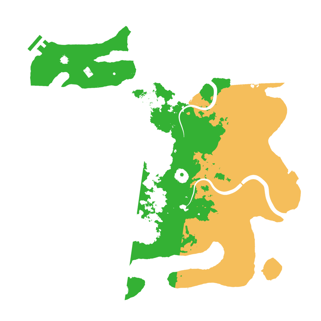 Biome Rust Map: Procedural Map, Size: 3500, Seed: 876024310
