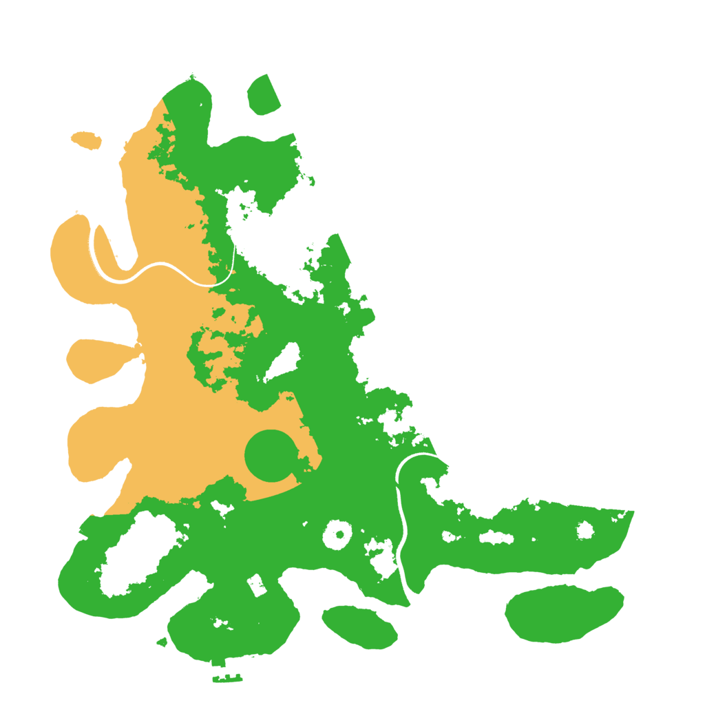 Biome Rust Map: Procedural Map, Size: 3600, Seed: 40000