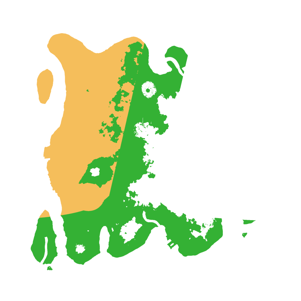 Biome Rust Map: Procedural Map, Size: 3000, Seed: 223454545