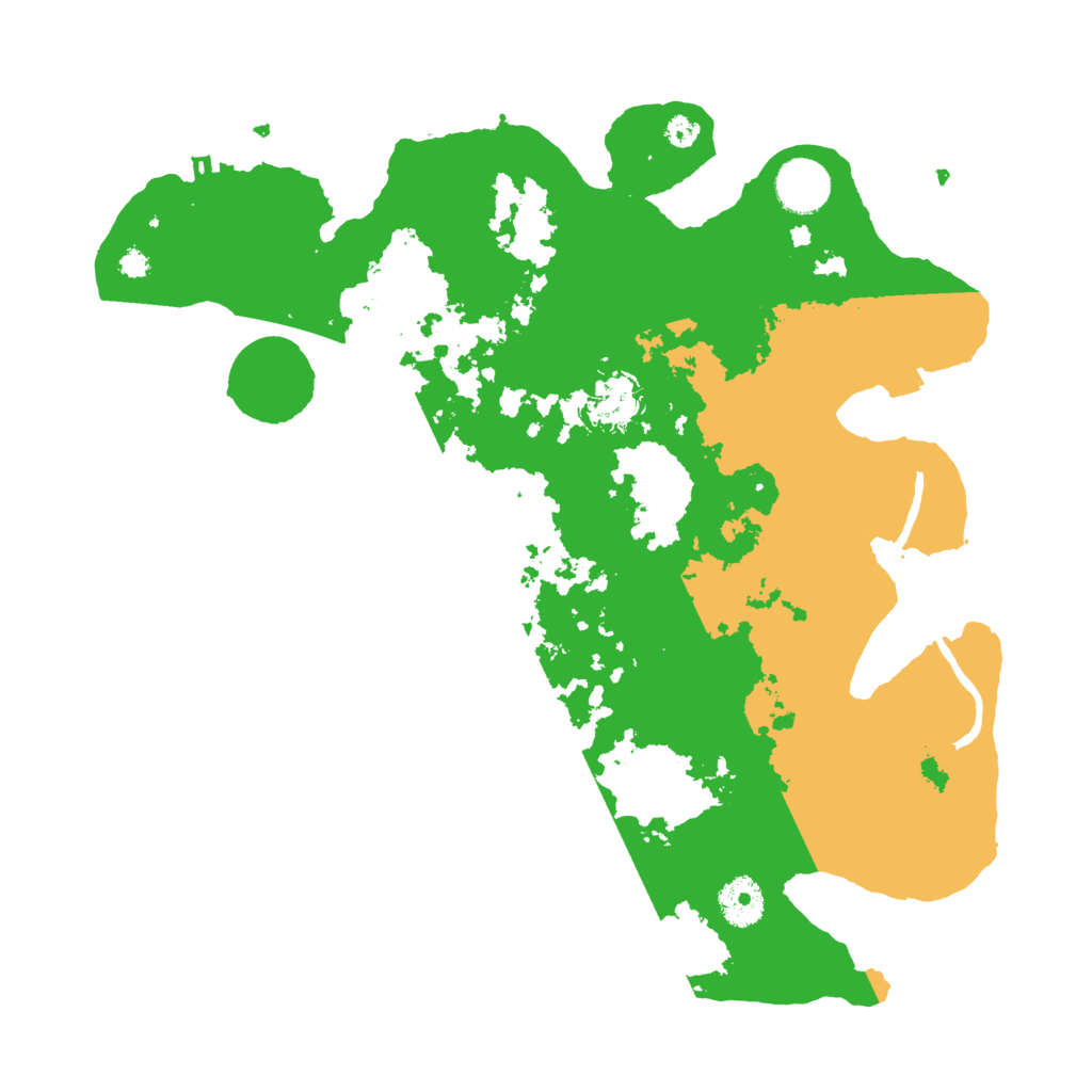 Biome Rust Map: Procedural Map, Size: 3500, Seed: 157585489