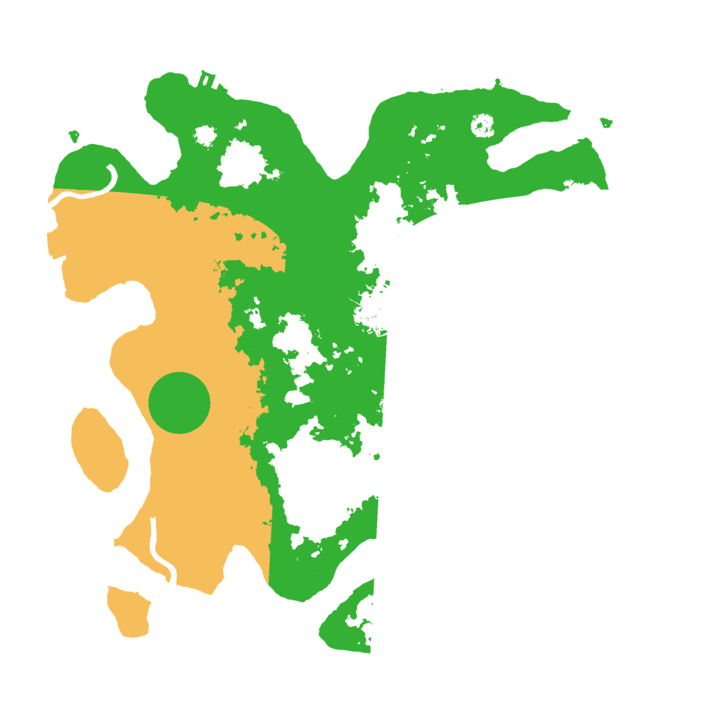 Biome Rust Map: Procedural Map, Size: 3000, Seed: 1354322446