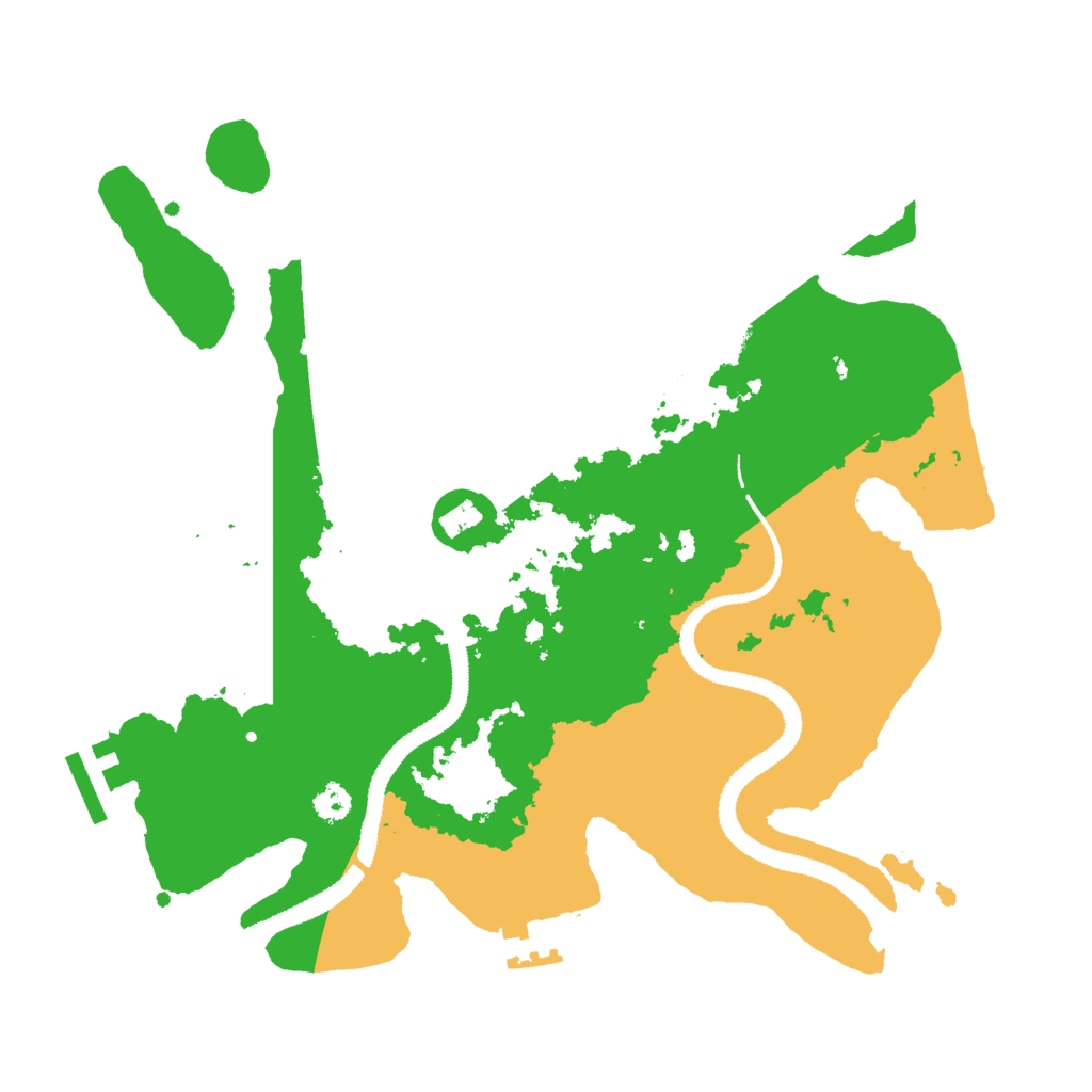 Biome Rust Map: Procedural Map, Size: 3000, Seed: 472198479