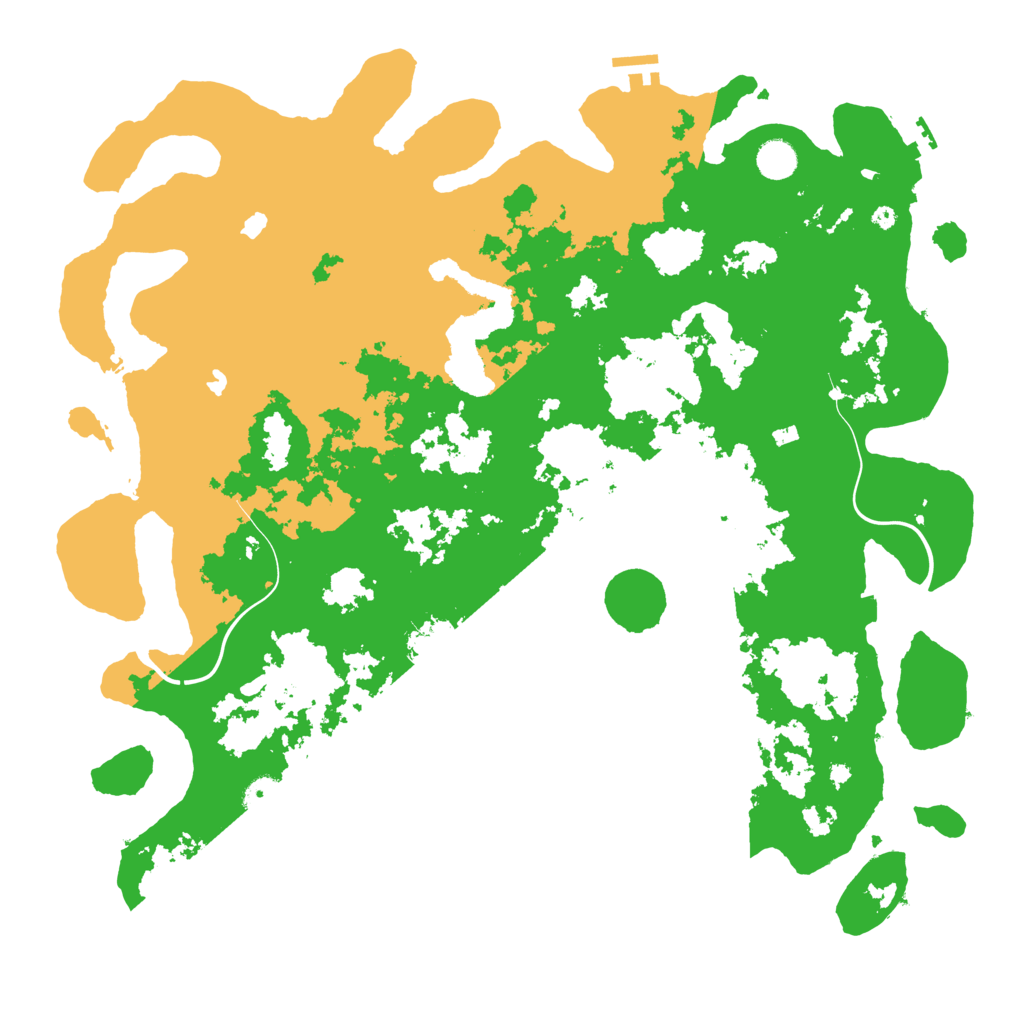 Biome Rust Map: Procedural Map, Size: 4500, Seed: 1868044276