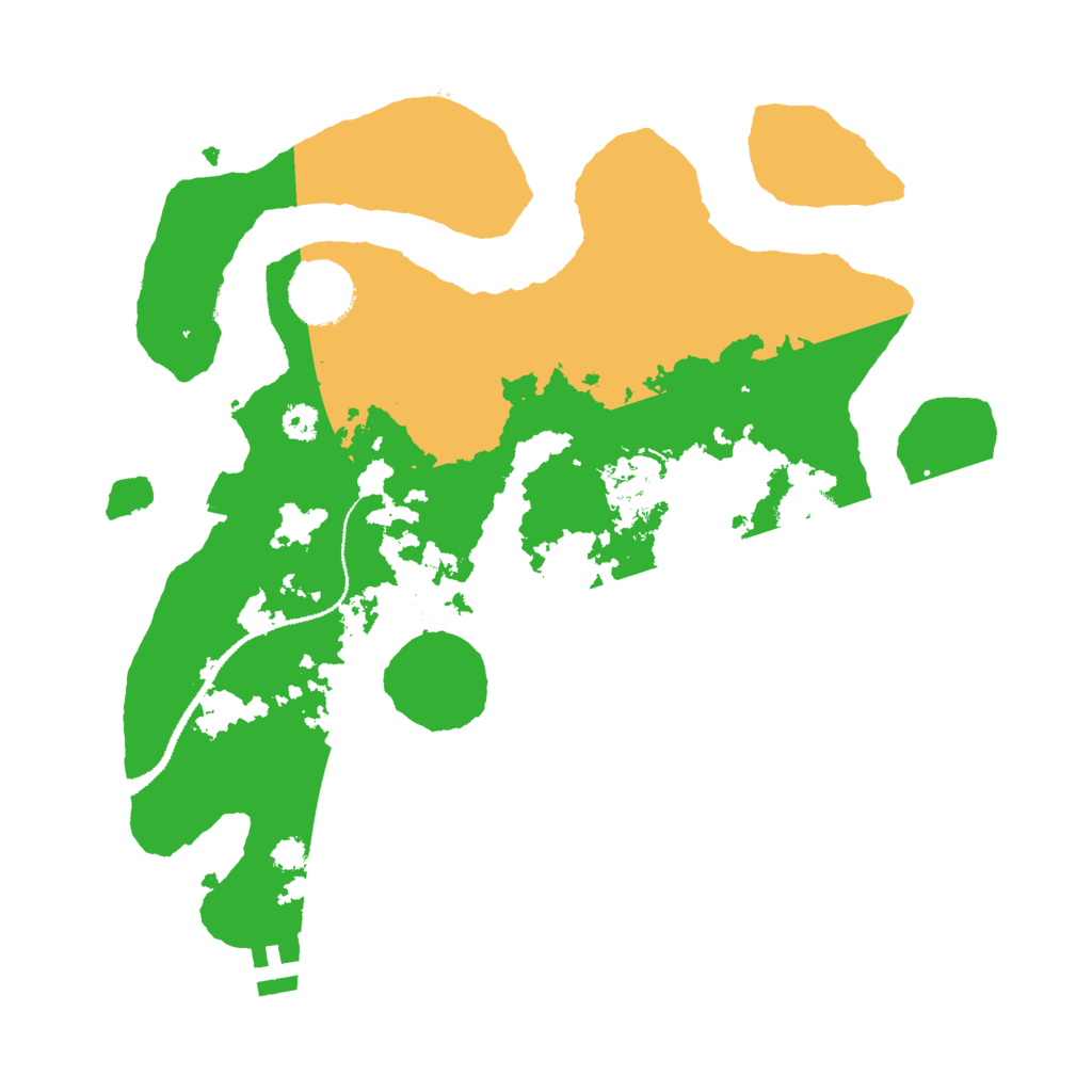 Biome Rust Map: Procedural Map, Size: 3000, Seed: 261403599