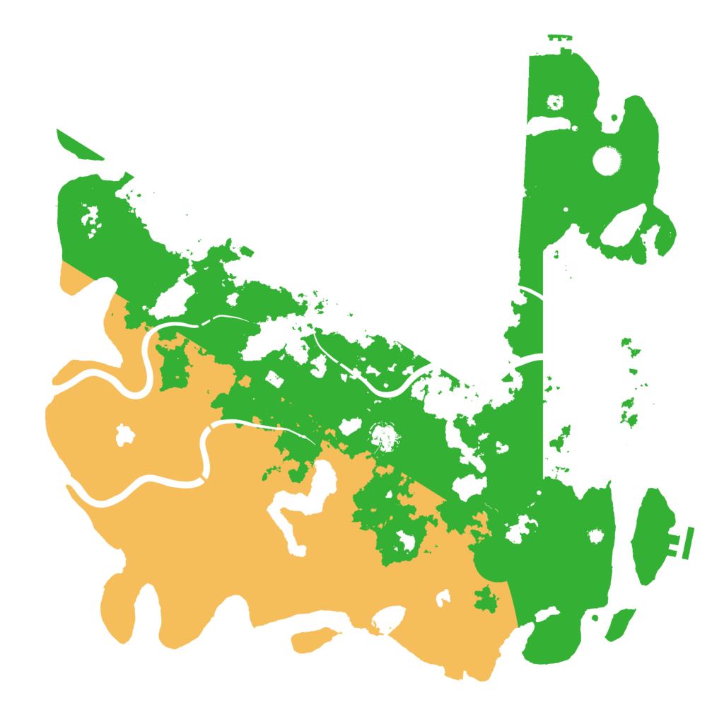 Biome Rust Map: Procedural Map, Size: 4500, Seed: 1749087804