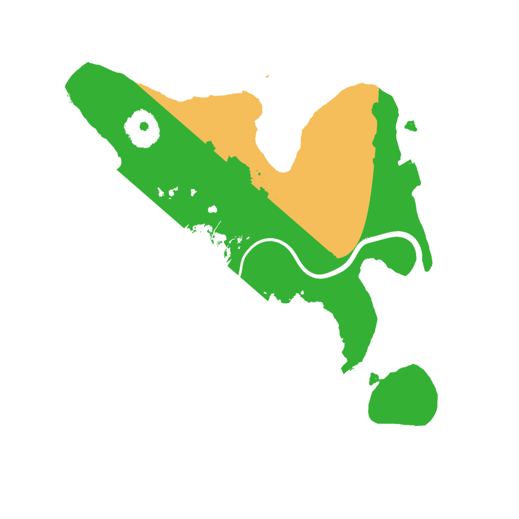 Biome Rust Map: Procedural Map, Size: 2222, Seed: 577742634