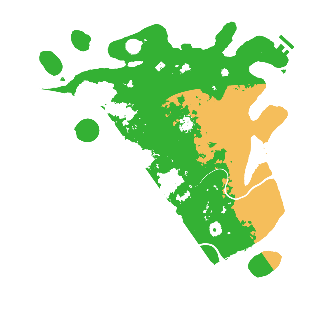 Biome Rust Map: Procedural Map, Size: 3500, Seed: 1222680373