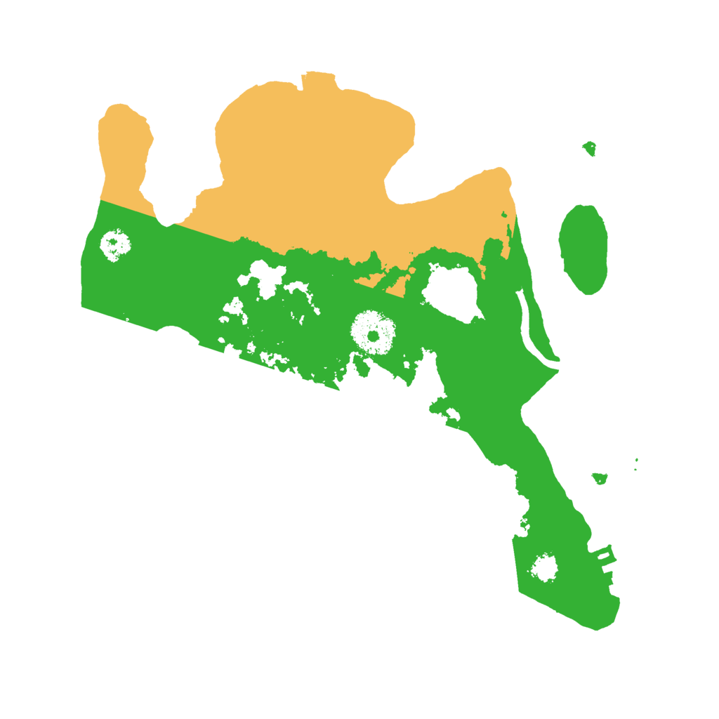 Biome Rust Map: Procedural Map, Size: 2500, Seed: 442740494