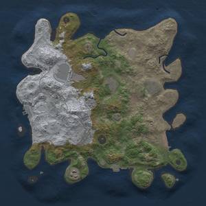 Thumbnail Rust Map: Procedural Map, Size: 3500, Seed: 741100699, 14 Monuments