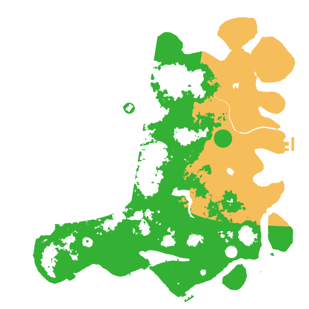 Biome Rust Map: Procedural Map, Size: 4500, Seed: 1489761255